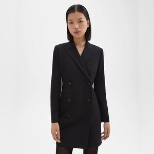 NEW Theory Good Wool Blazer Dress Size 00 MSRP $495